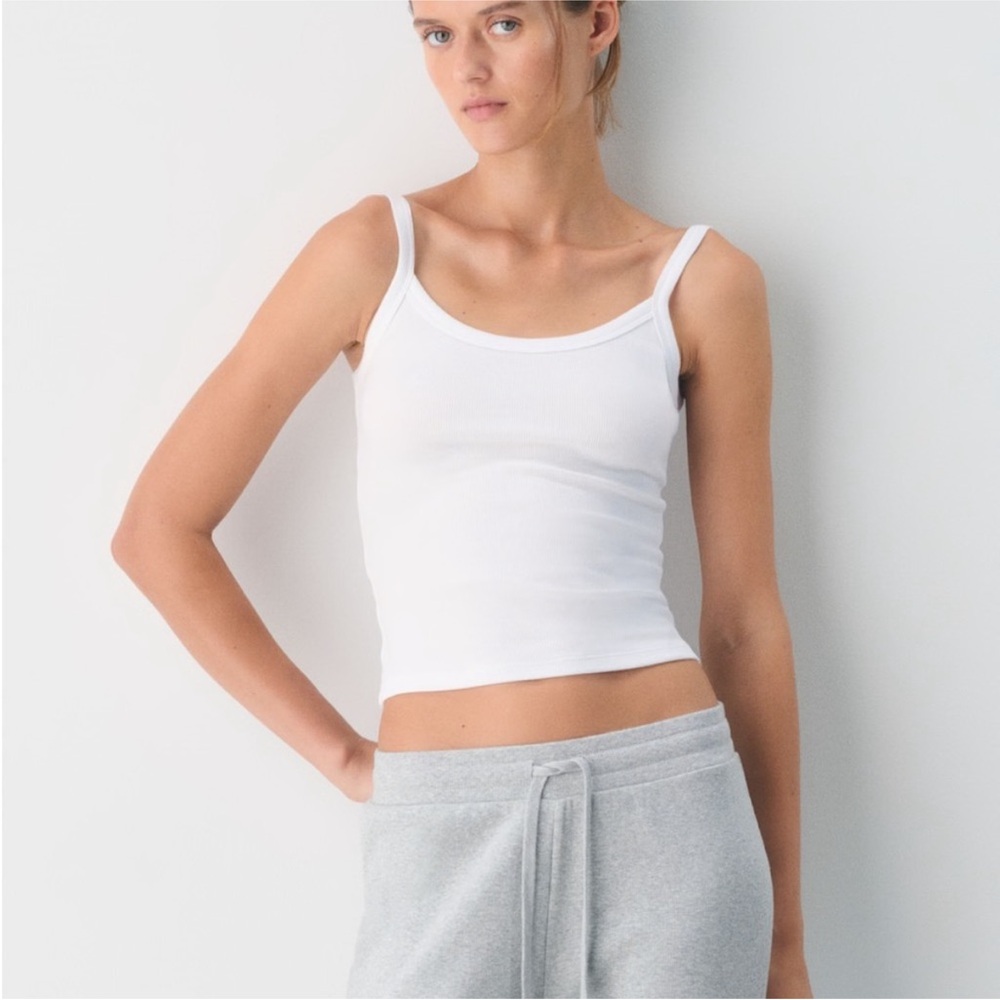 TNA Homestretch White Tank Top